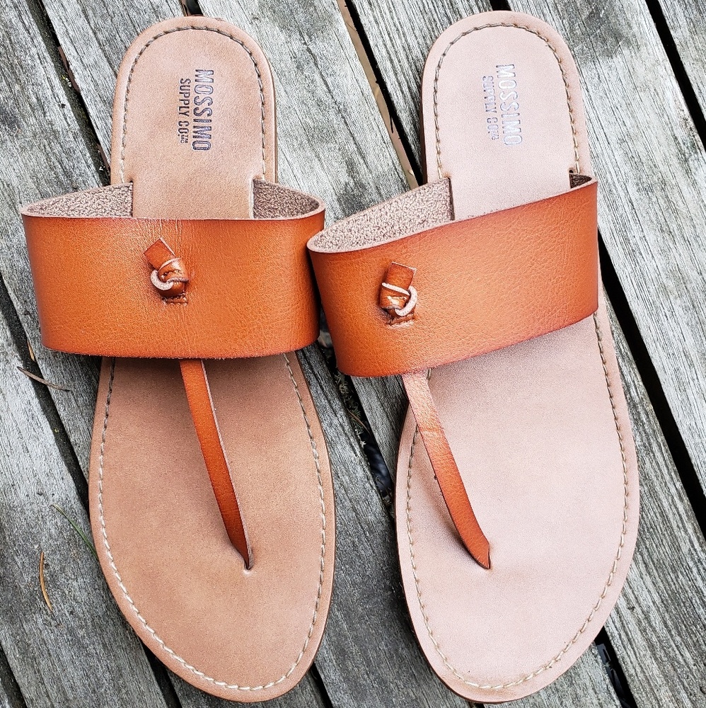 Faux Leather Sandal